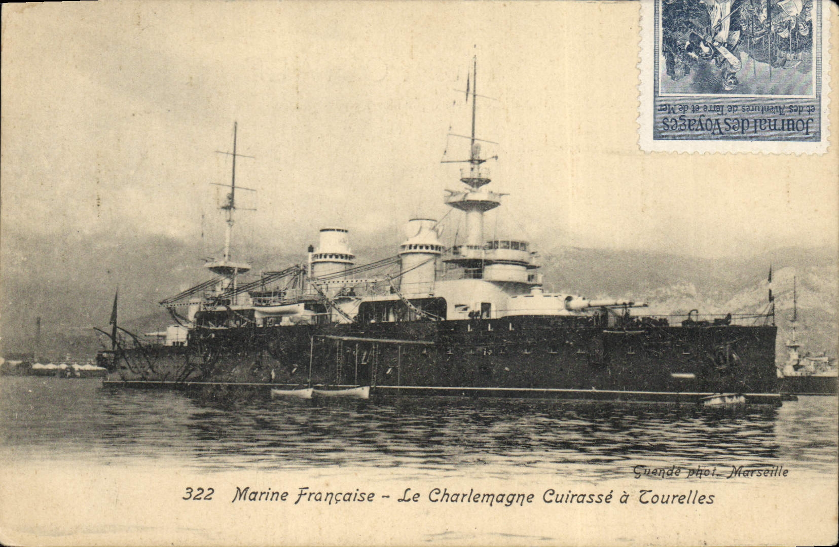 Le Charlemagne Cuirassé à Toulon — Marine Française — Guerande phot. Marseille
