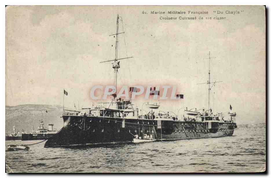 Croiseur Cuirassé "Du Chayla" — Marine Militaire Française — Édition Petit Provence