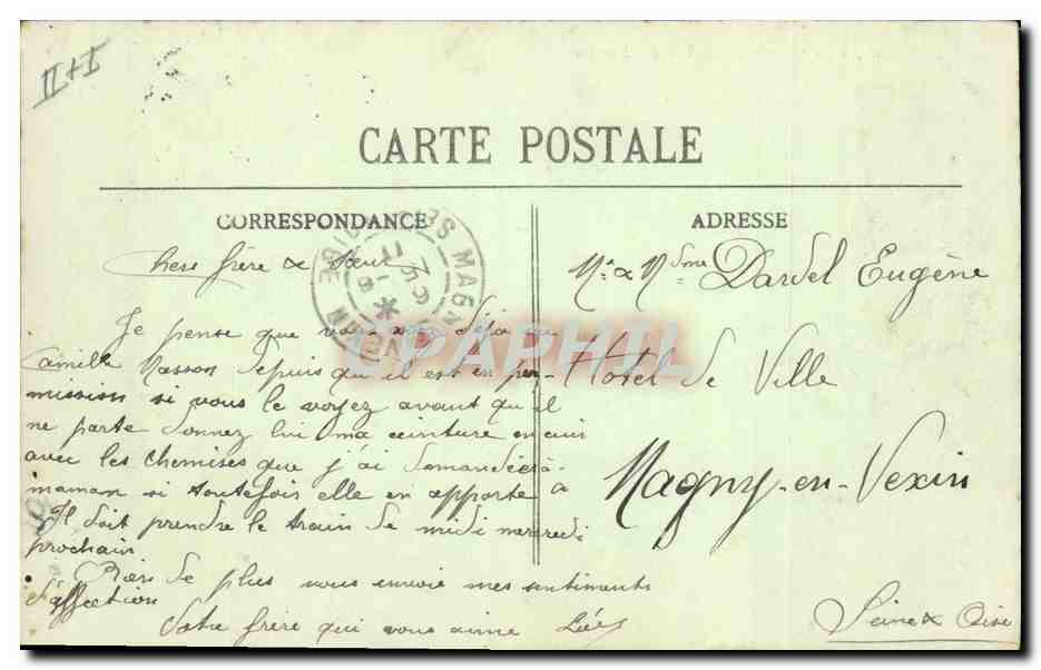Le "Carnot" Cuirassé d'Escadre — Collection P. B., Cherbourg — Verso