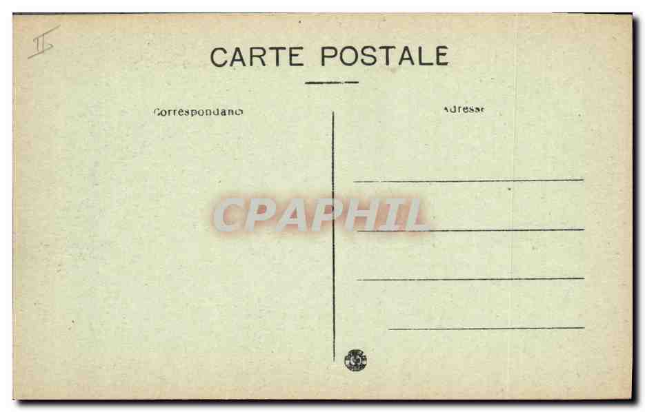CPA Limoges Nouvelle Prefecture (facade principale)  — Verso
