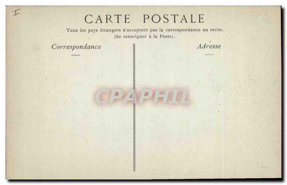 CPA Lisieux La Sous Prefecture  — Verso