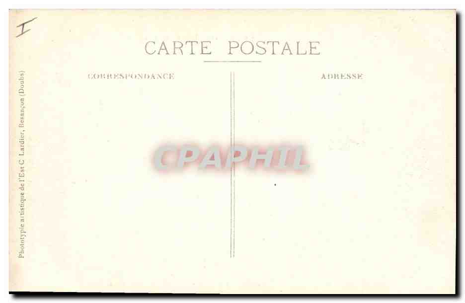 CPA La Haute Saone Illustree Lure La Sous Prefecture et la Fond  — Verso