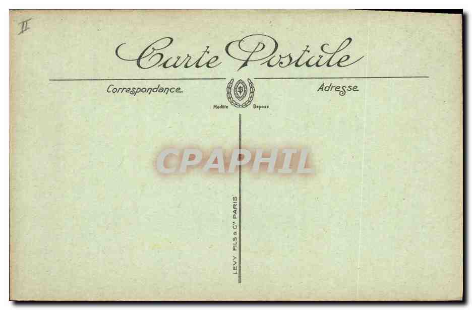 CPA Limoges La Prefecture  — Verso