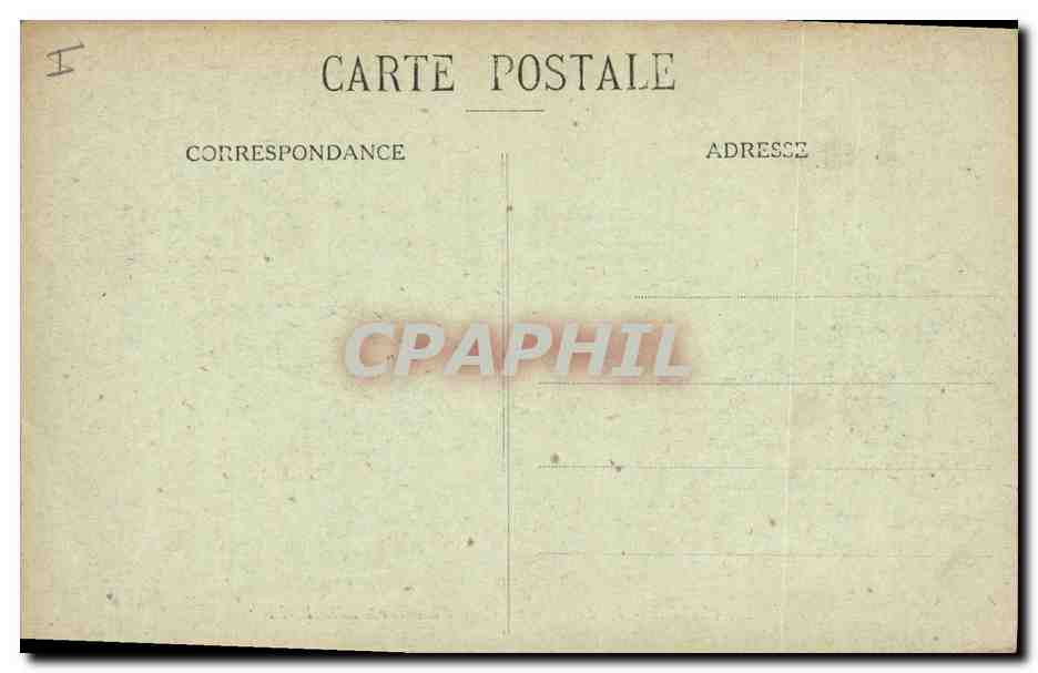 CPA Lille La Prefecture Cour d'honneur  — Verso