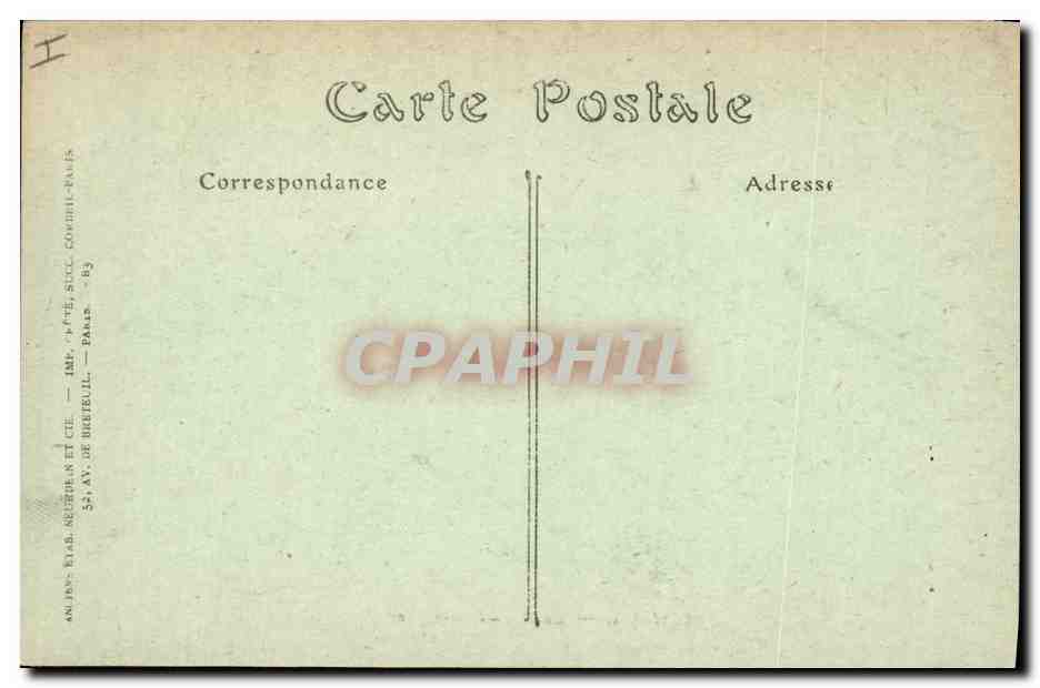 CPA Lisieux La Sous Prefecture  — Verso