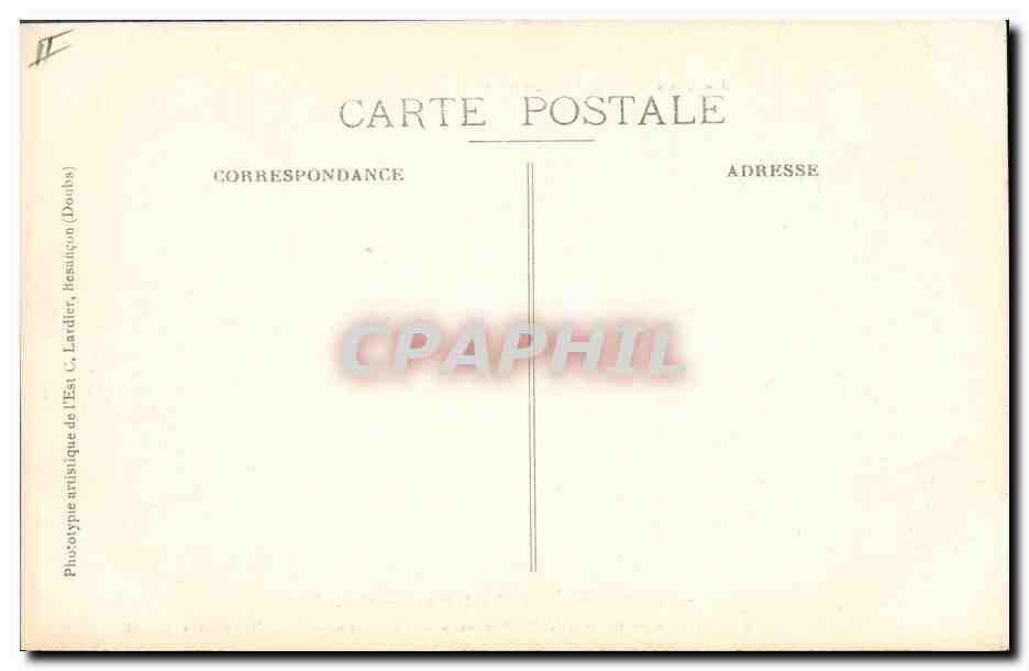 CPA La Haute Saone Illustree Lure La Sous Prefecture Ancienne Abbaye de Saint Delie batie vers l'an  — Verso