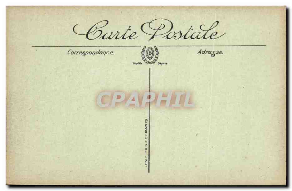CPA Limoges La Prefecture  — Verso