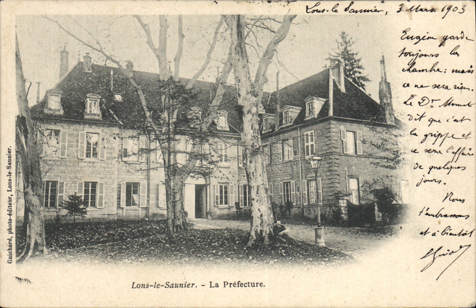 Lons-le-Saunier — La Préfecture — Guichard, photo-éditeur, Lons-le-Saunier