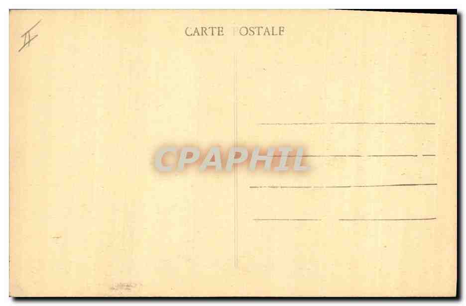 CPA Folklore Jeune homme bigouden  — Verso