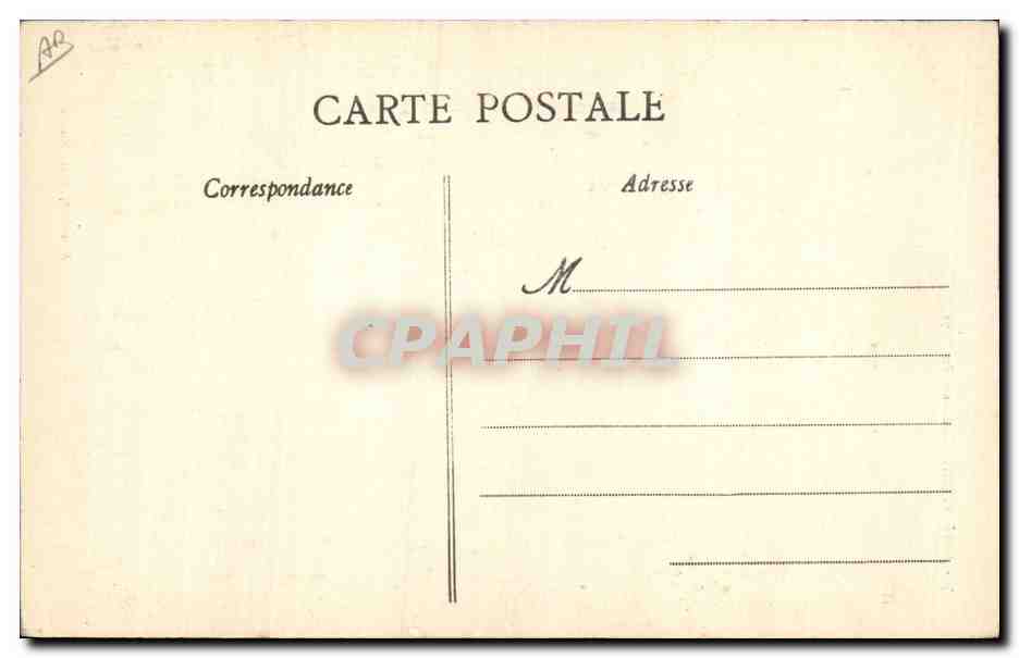 CPA Folklore Batz Costume du pays  — Verso