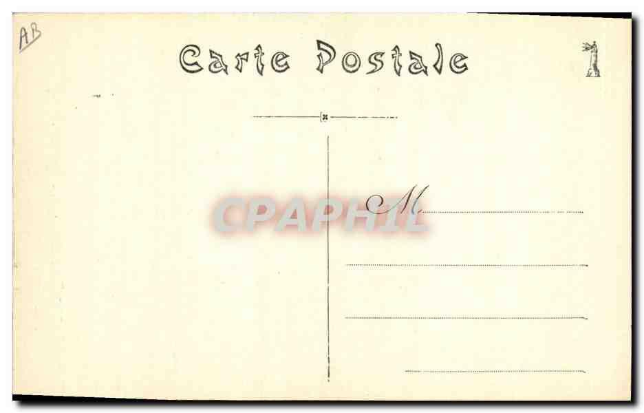 CPA Folklore Presqu'ile guerandaise Deux jeunes epoux en costume dominicaux  — Verso