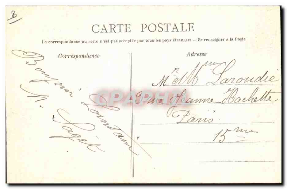 Costumes de Paludiers — Danses bretonnes — St-Nazaire — Verso