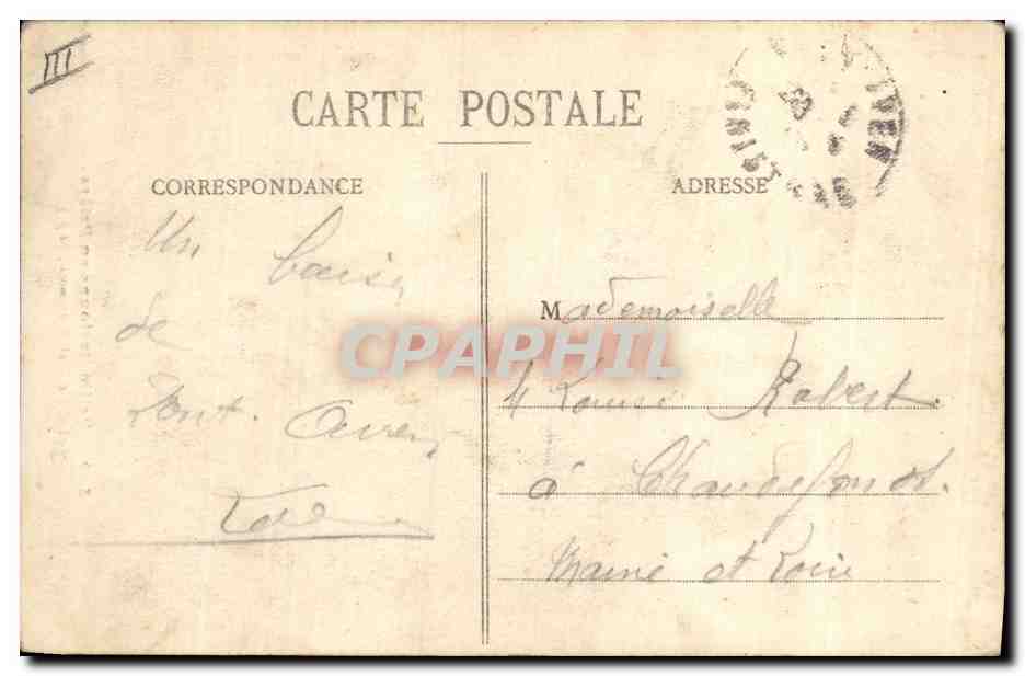 CPA Folklore Petite bretonne en priere Bretagne  — Verso