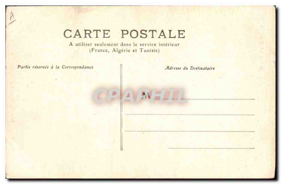 CPA Folklore Toute la Bretagne Jeune fille de Rosporden  — Verso