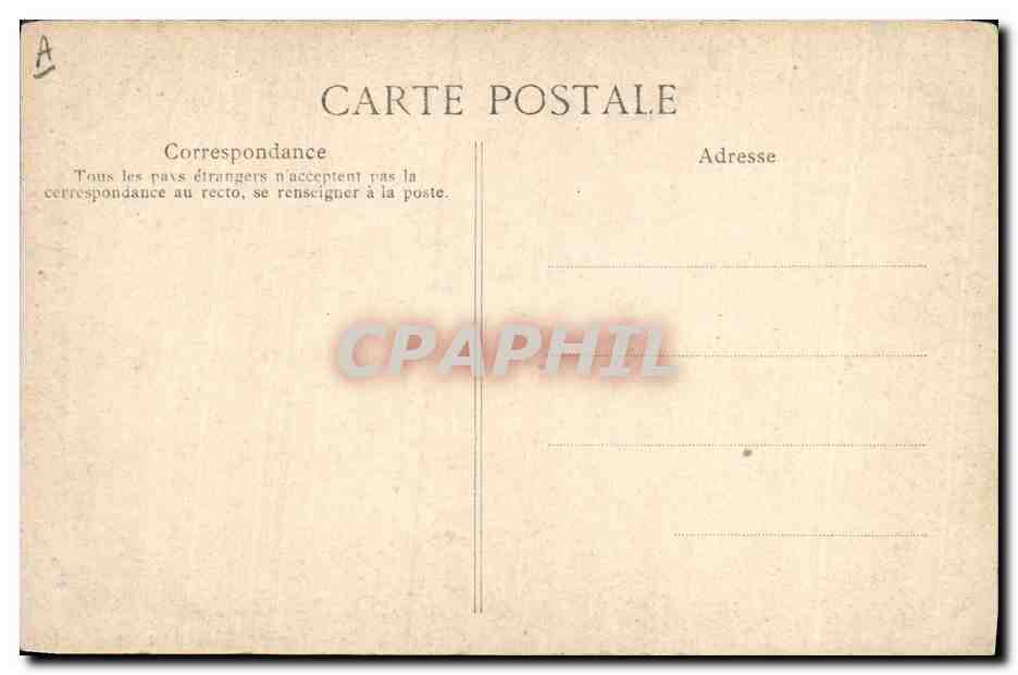 CPA Folklore Costumes bretons Femme de comfort environs de Pont Croix  — Verso