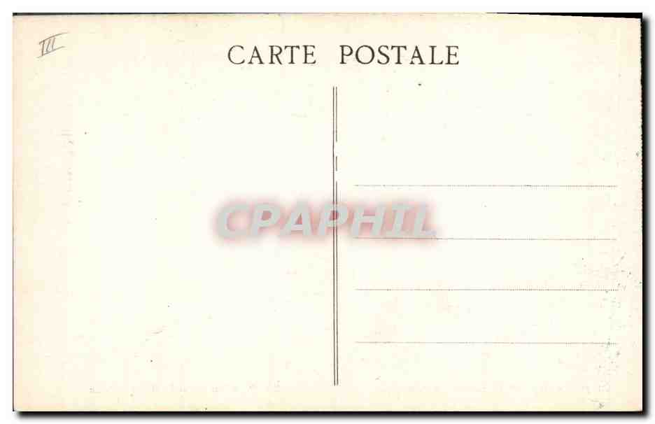 CPA Folklore Bretagne La popote des petiots  — Verso