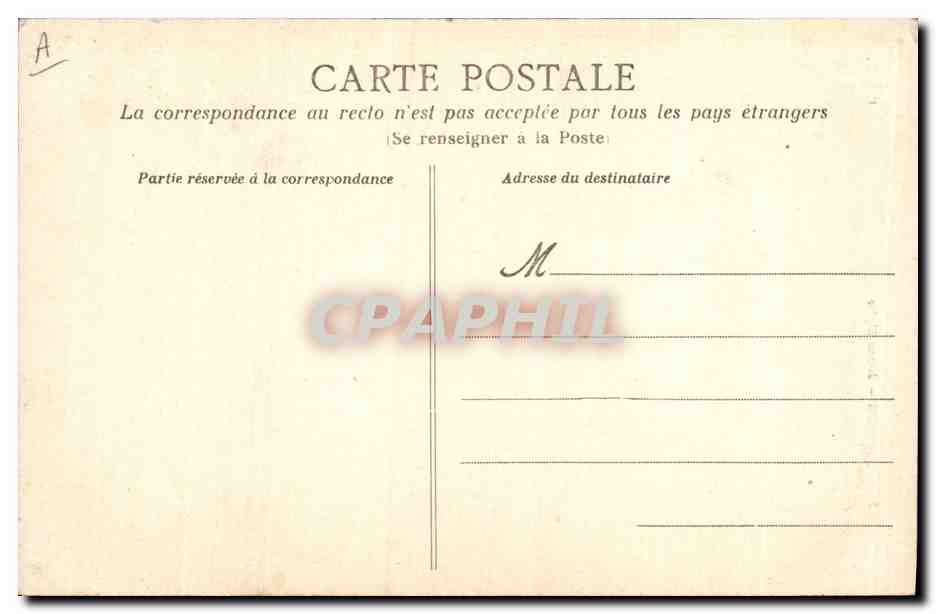 CPA Folklore Quimper Jeune idylle  — Verso