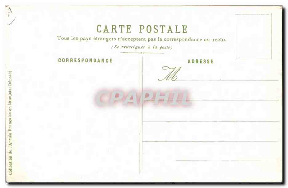 Chasseur d'Afrique (Trompette) — A. Palm de Rosa, n°43 — Verso