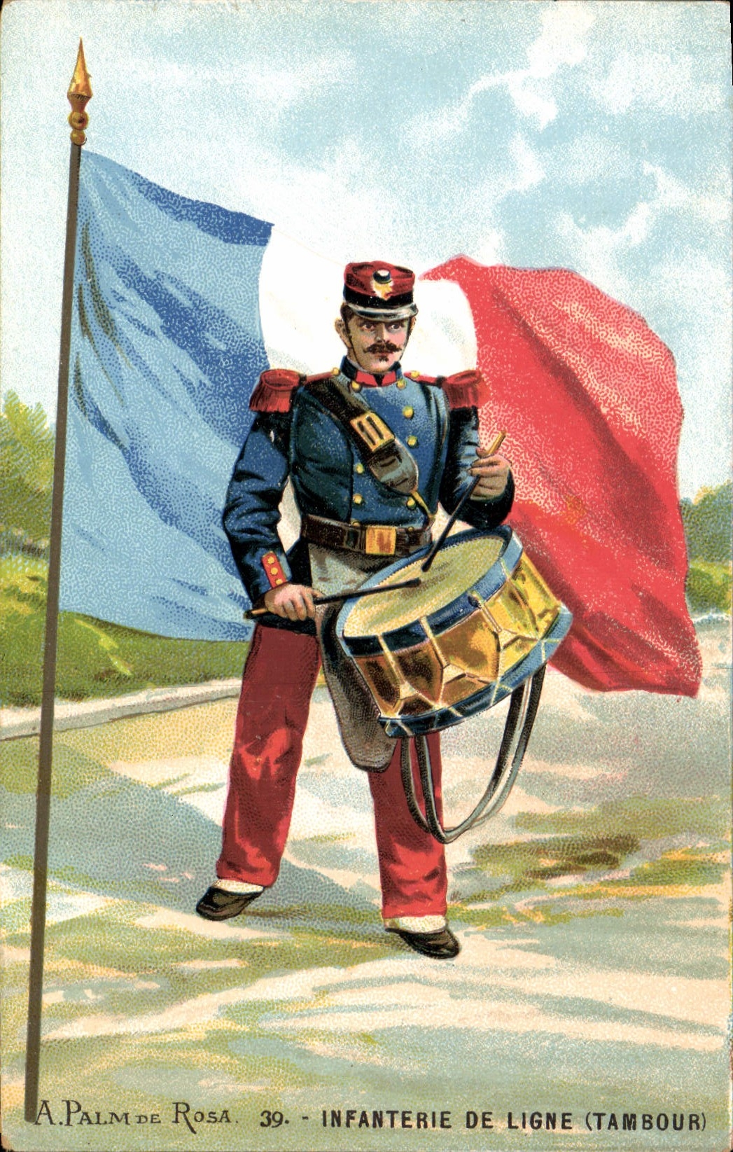 Linien-Infanterie (Paukner) — A. Palm de Rosa, n°39