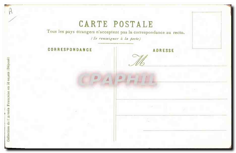 Linien-Infanterie (Paukner) — A. Palm de Rosa, n°39 — Rückseite