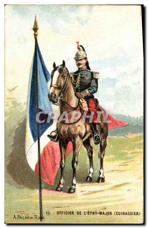 Officier de l'État-Major (Cuirassier) — A. Palm de Rosa, n°19