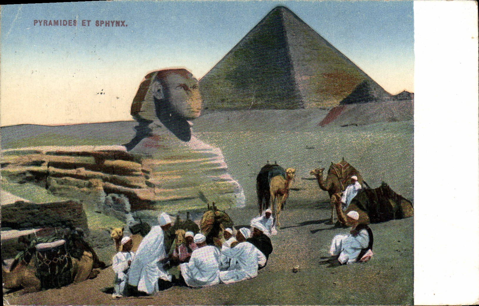 Pyramides et Sphynx — Éditeur non identifié, n° de série non visible