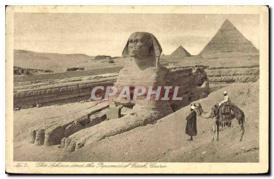Le Sphinx et la Pyramide de Gizeh, Caire — Zogheurto & Friers, n°2