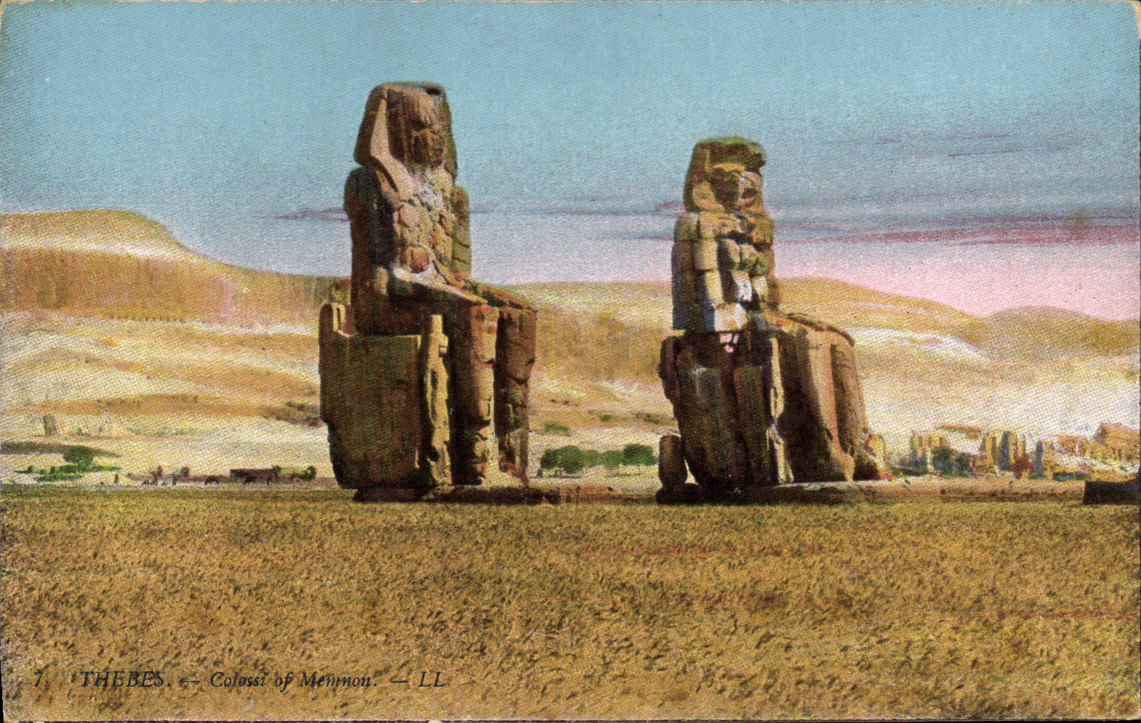 Thèbes — Colossi de Memnon — LL