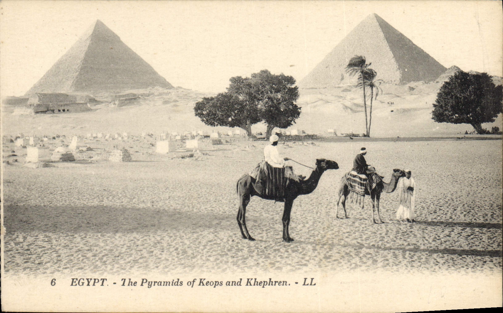Égypte — Les Pyramides de Khéops et Khéphren — LL