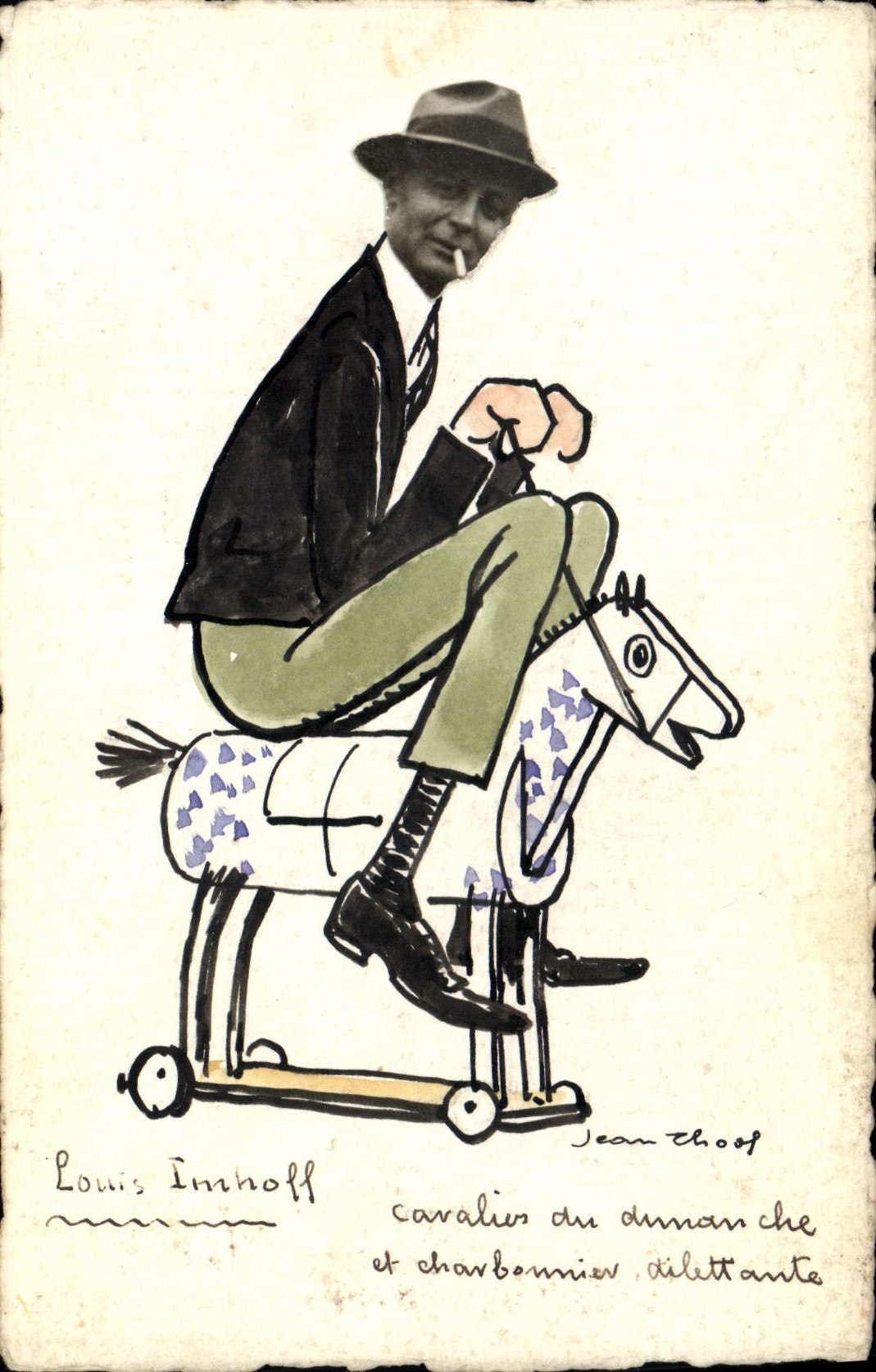 Louis Innhoff — Cavalier du dimanche et charbonnier dilettante — Jean Thoof
