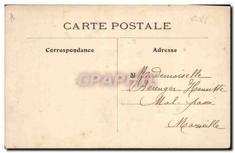 Fleurs de cosmos — Mes Meilleurs Souhaits — Carte postale — Rückseite