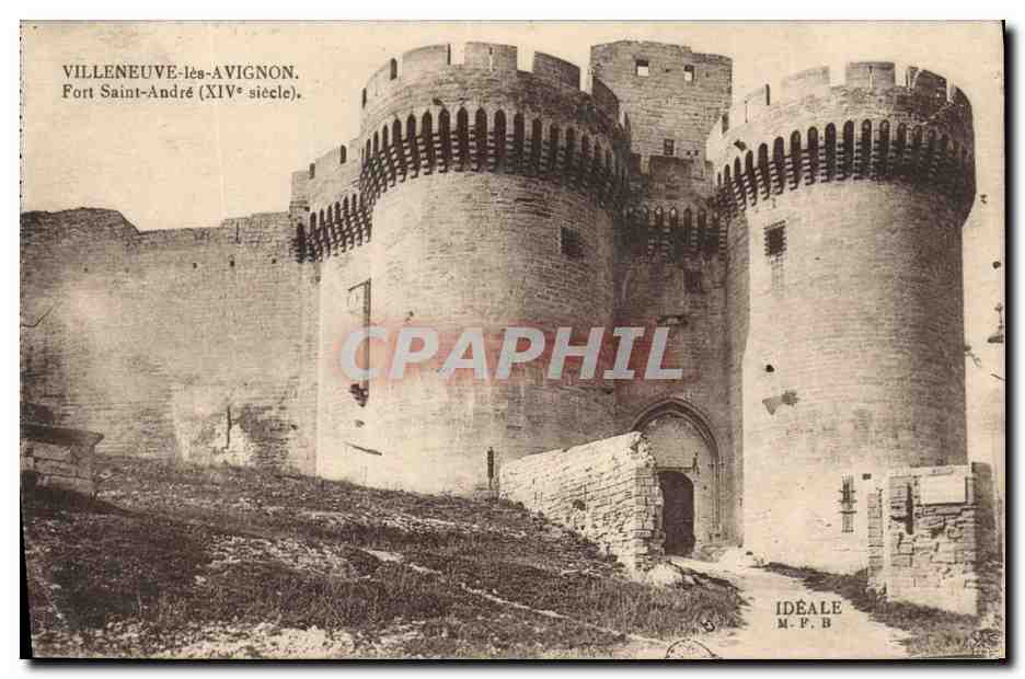 CPA Villeneuve les Avignon Fort Saint Andre (XIV siecle) 