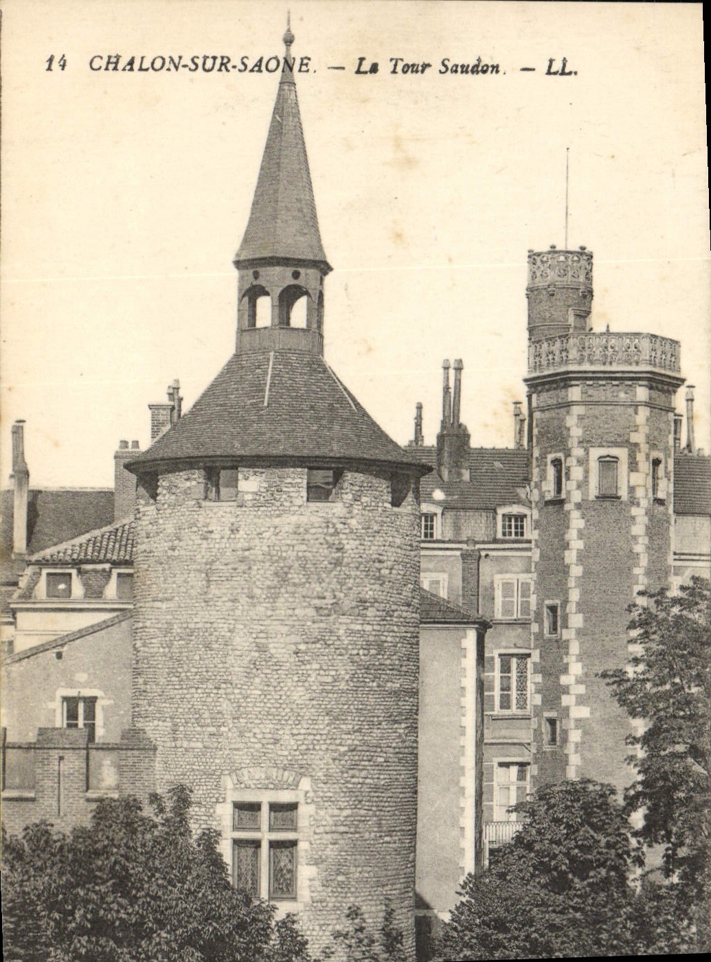 CPA Chalon sur Saone La Tour Saudon 