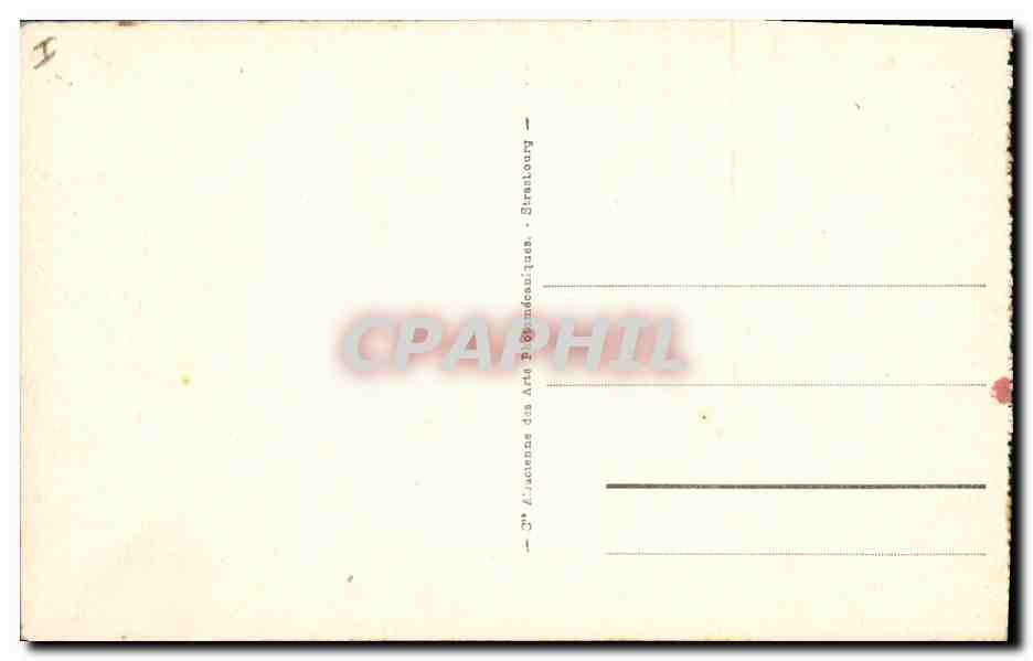 CPA Dieppe Le vieux chateaux (facade nord ouest)  — Verso