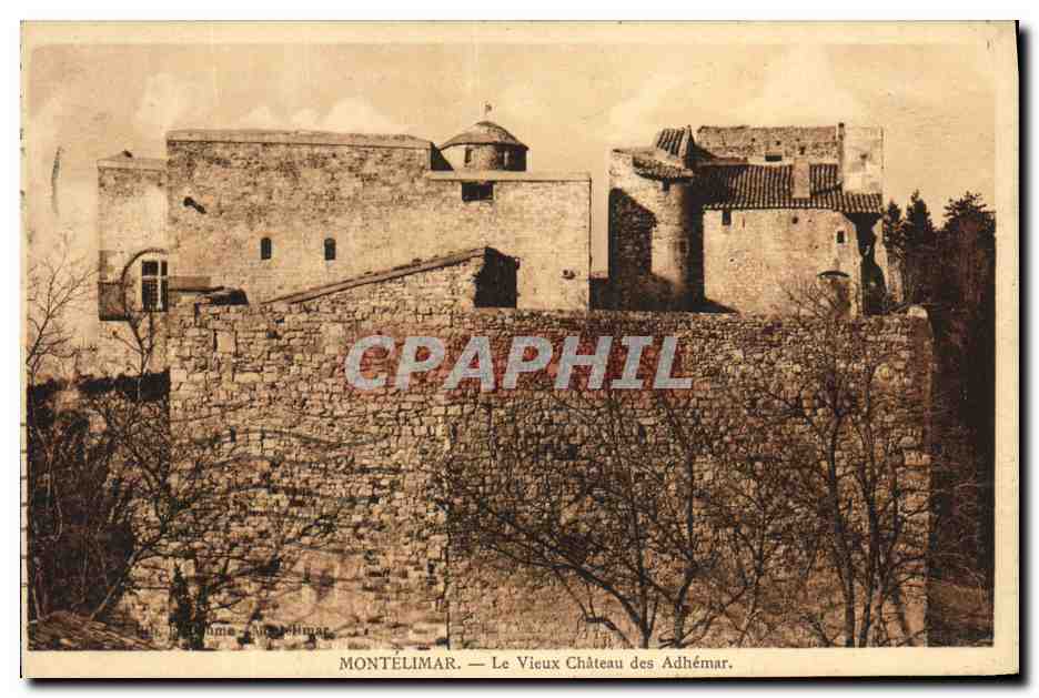 CPA Montelimar Le vieux chateau des Adhemar 