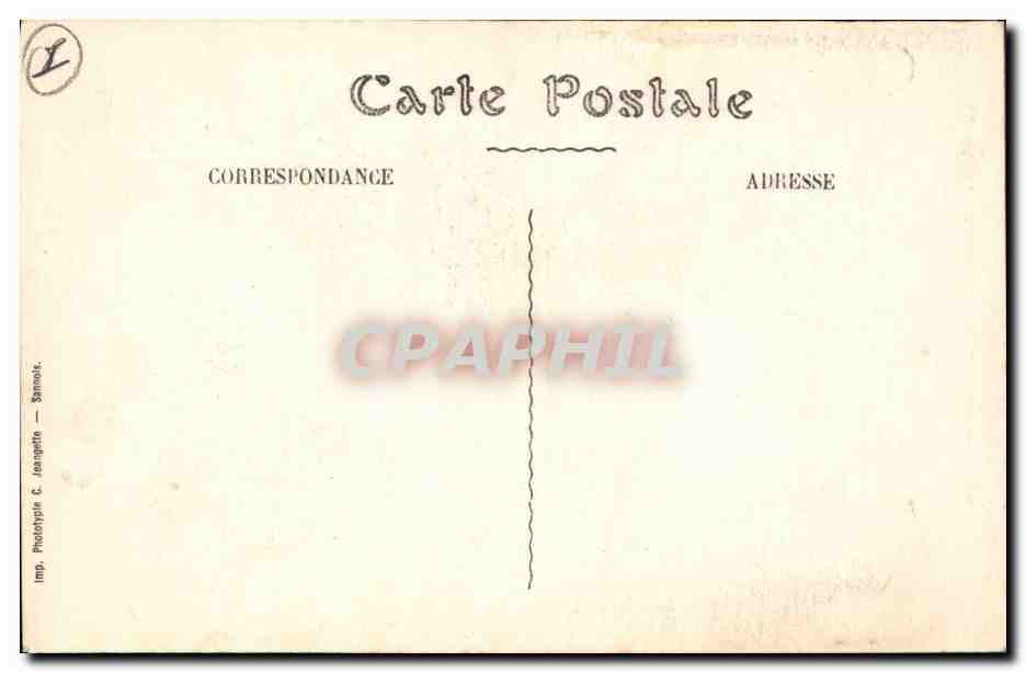 CPA Montpellier La tour des pins  — Rückseite