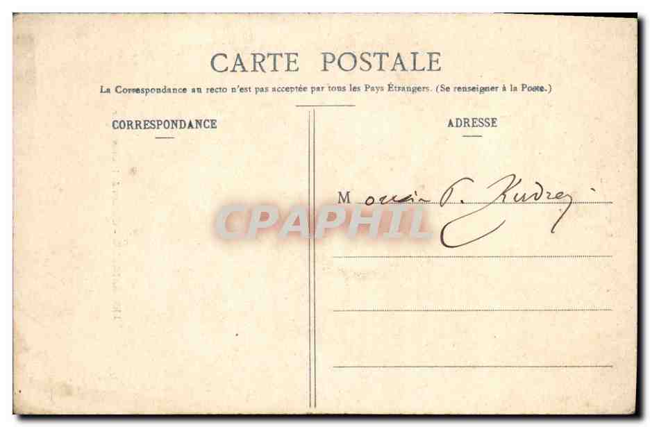 CPA Auvergne Les Pradeaux Chateau de la Grange Fort  — Rückseite