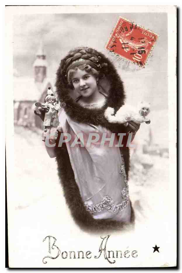 CPA Fantaisie Poupee   Bonne Annee   Enfant