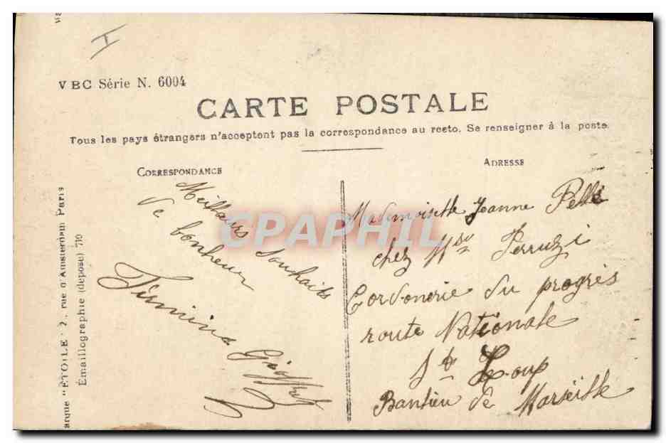 CPA Fantaisie Poupee   Bonne Annee   Enfant — Verso