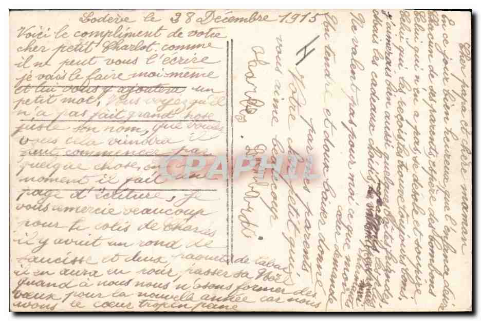 CPA Fantaisie Poupee  Enfants  — Verso