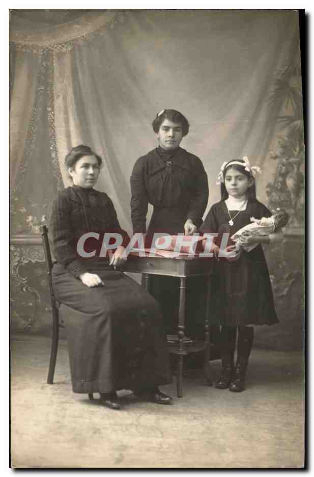 CPA Fantaisie Poupee  Femmes Enfants 