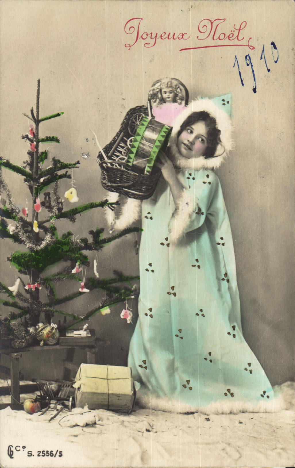 CPA Fantaisie Poupee Enfant  Joyeux Noel 