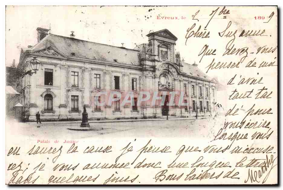 Palais de Justice — Évreux — Éditeur inconnu, n° de série non visible