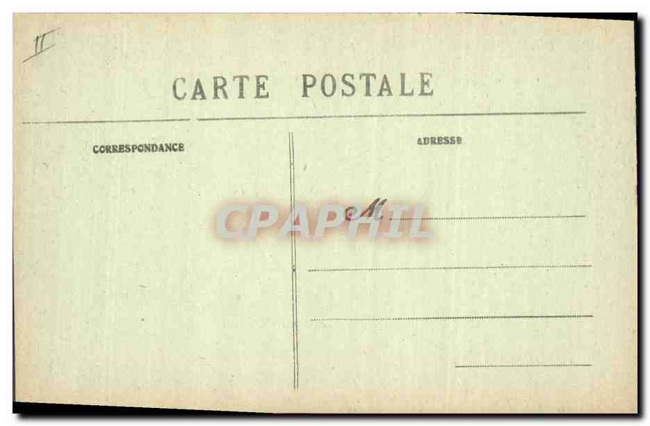 CPA Au pays du Champagne Epernay illustree Le Palais de Justice La Gendarmerie La Prison  — Rückseite