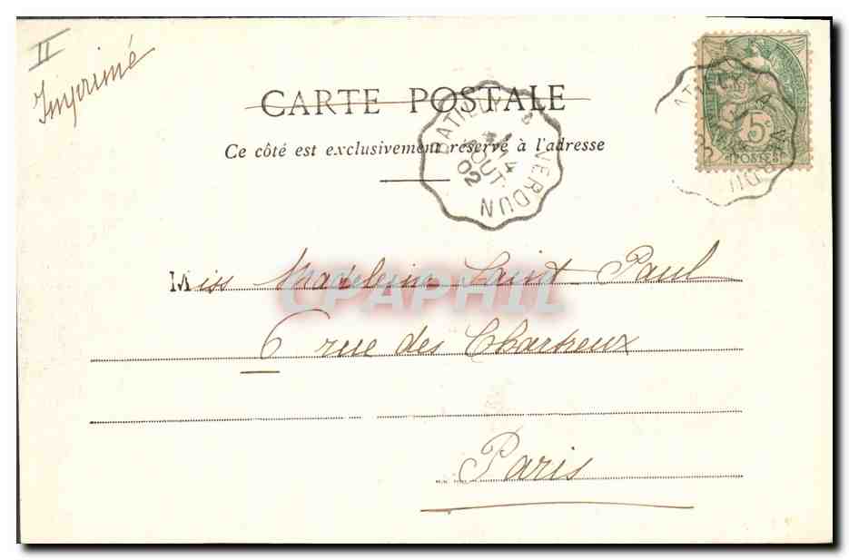 CPA Epernay Au pays du Champagne Epernay illustree Dans les promenades Le Palais de Justice  — Verso