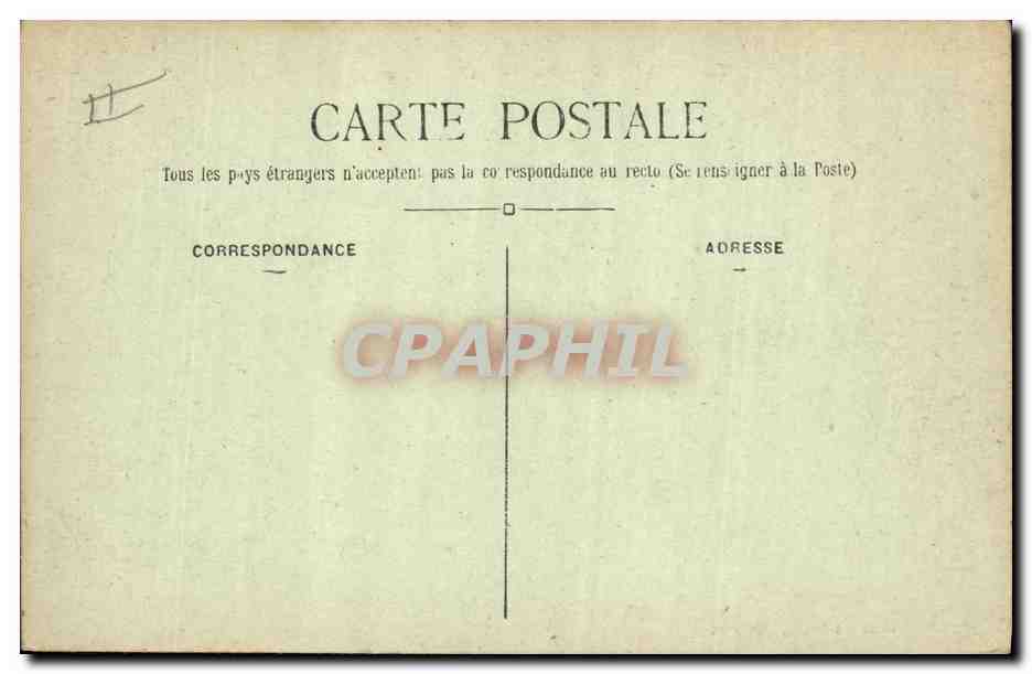 CPA Evreux Palais de Justice  — Verso