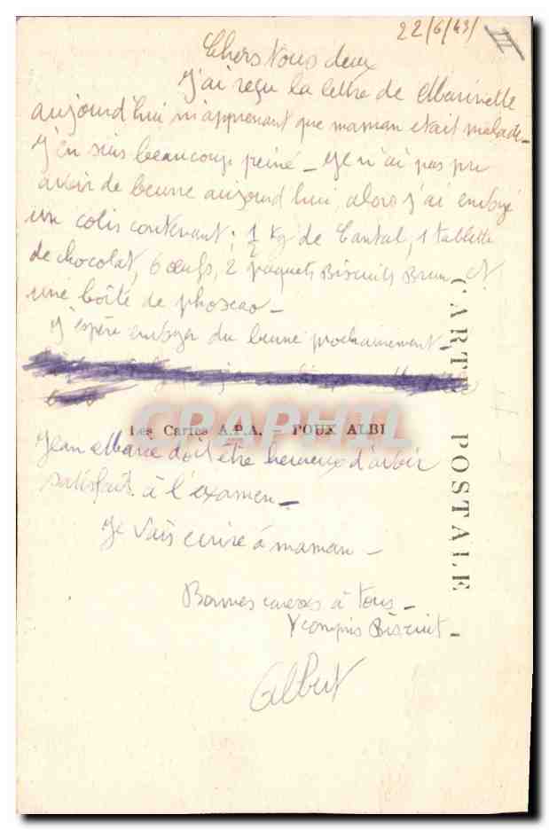 CPA Le Lot illustree Figeac Palais de Justice  — Verso