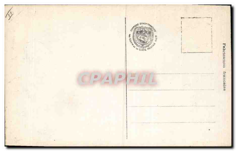 CPA Petit palais 1915 Pieces de Justice (Hotel de ville de Furnes)  — Verso