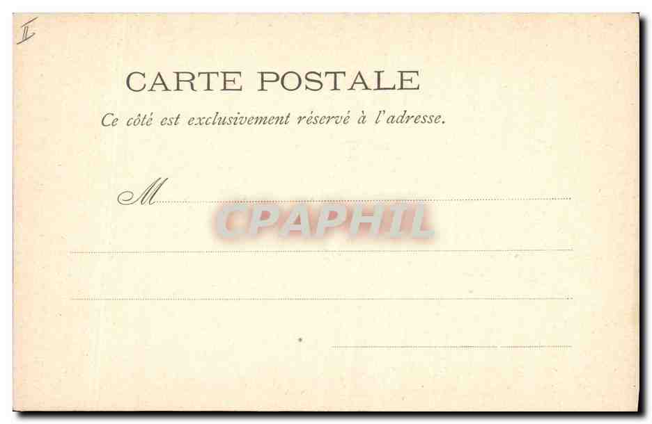 CPA Grenoble Le Palais de Justice (partie de facade)  — Rückseite