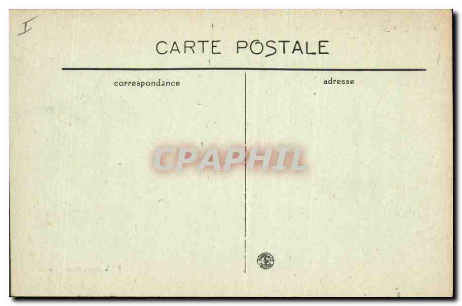 CPA Grenoble Palais de Justice et Statue de Bayard  — Verso